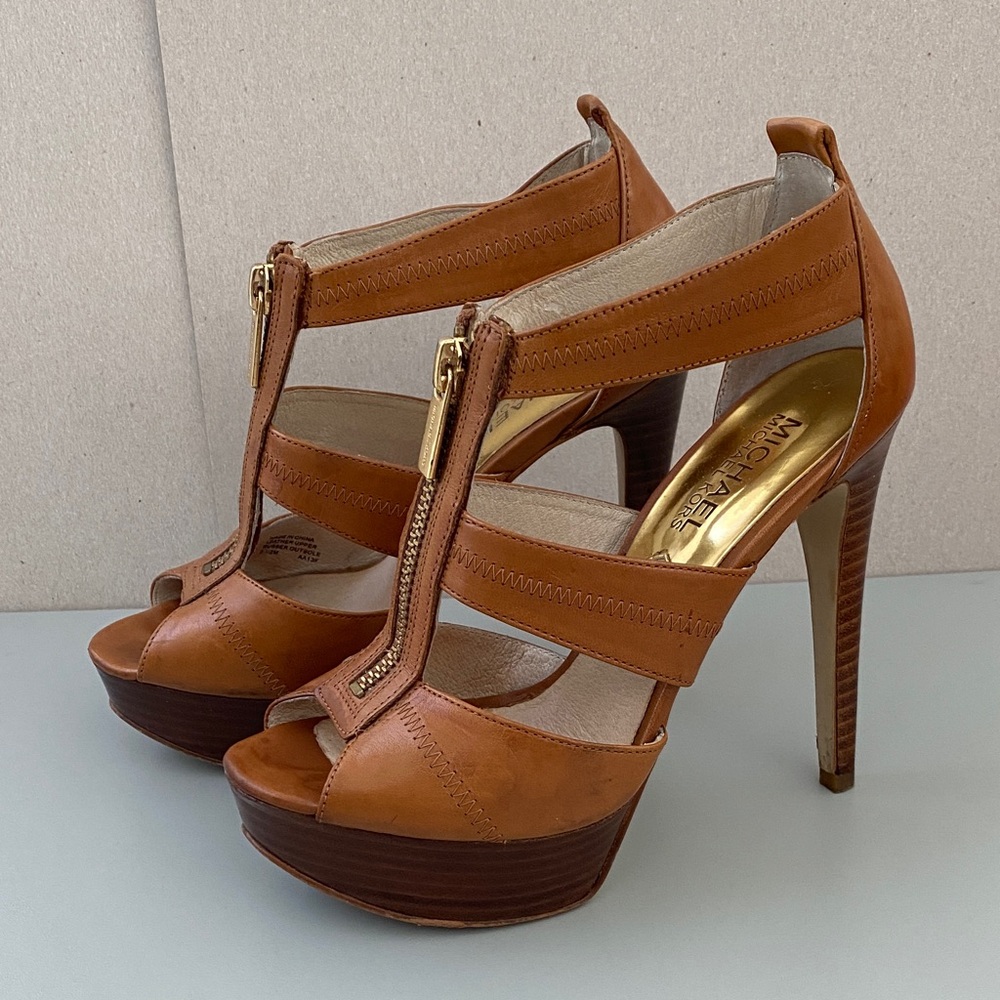 MICHAEL Michael Kors Berkley Platform Leather Sandals